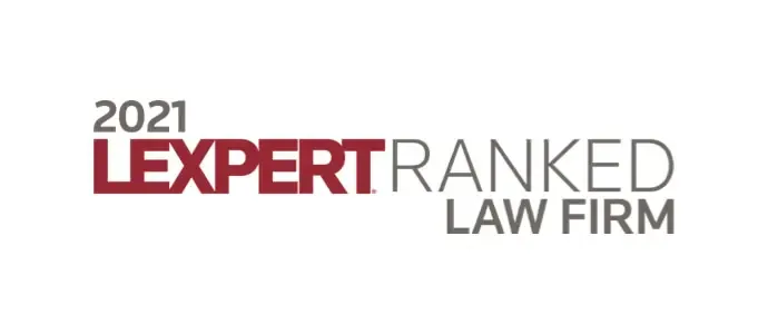 2021 Lexpert Ranked Law Firm 徽标