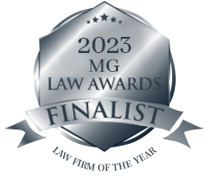 2023 MG Law Awards 年度草原律师事务所入围奖章
